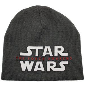 Star Wars The Force Awakens Beanie Winter Hat Skull Cap OSFM Screen Printed